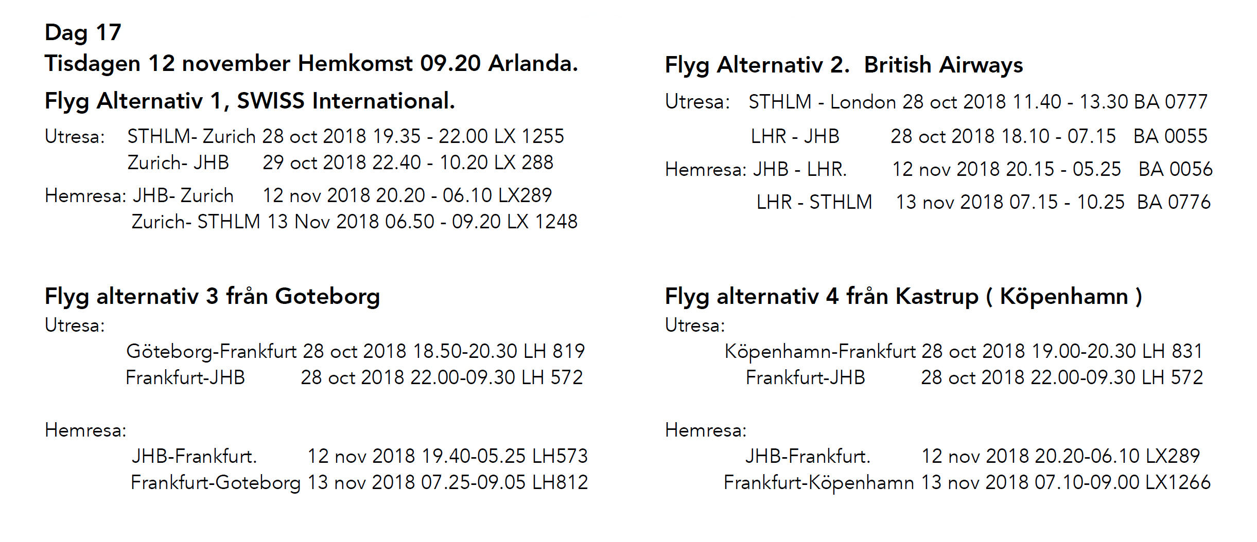 flygtabell 2019